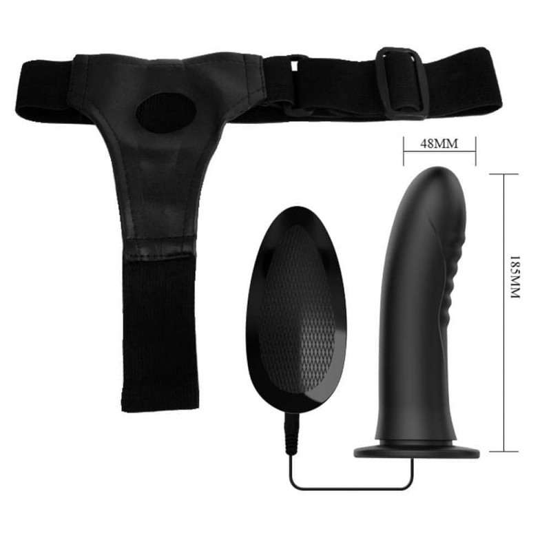 Strap on with Hollow Vibrating Dildo-Myron - Image 2