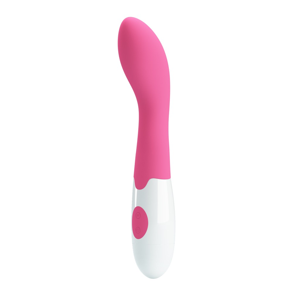 Pretty Love Bishop, Silicone G-Spot Vibrator - Pink - Image 6