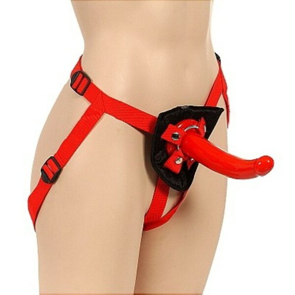 Sophia's Red Rider Strap On