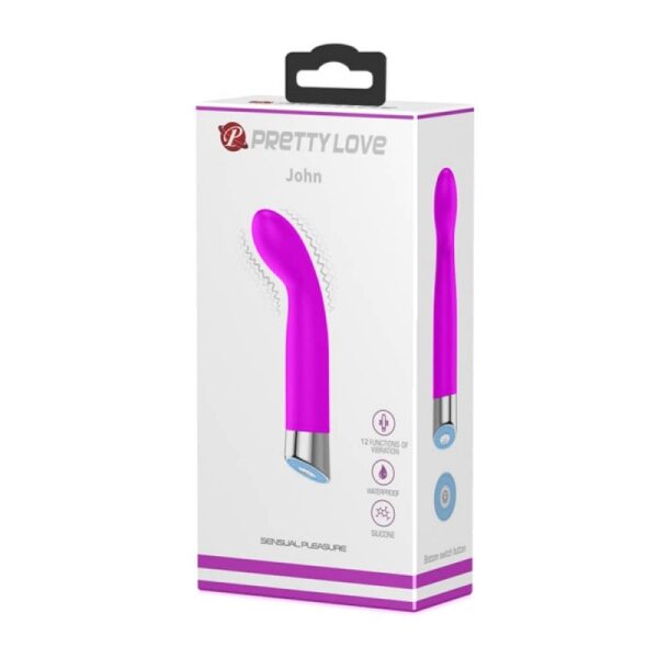 Pretty Love John Purple Mini G-Spot Vibrator