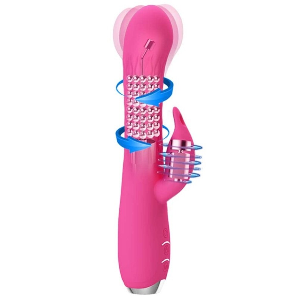 Pretty Love Molly Pink Rechargeable Rabbit Vibrator - Image 2