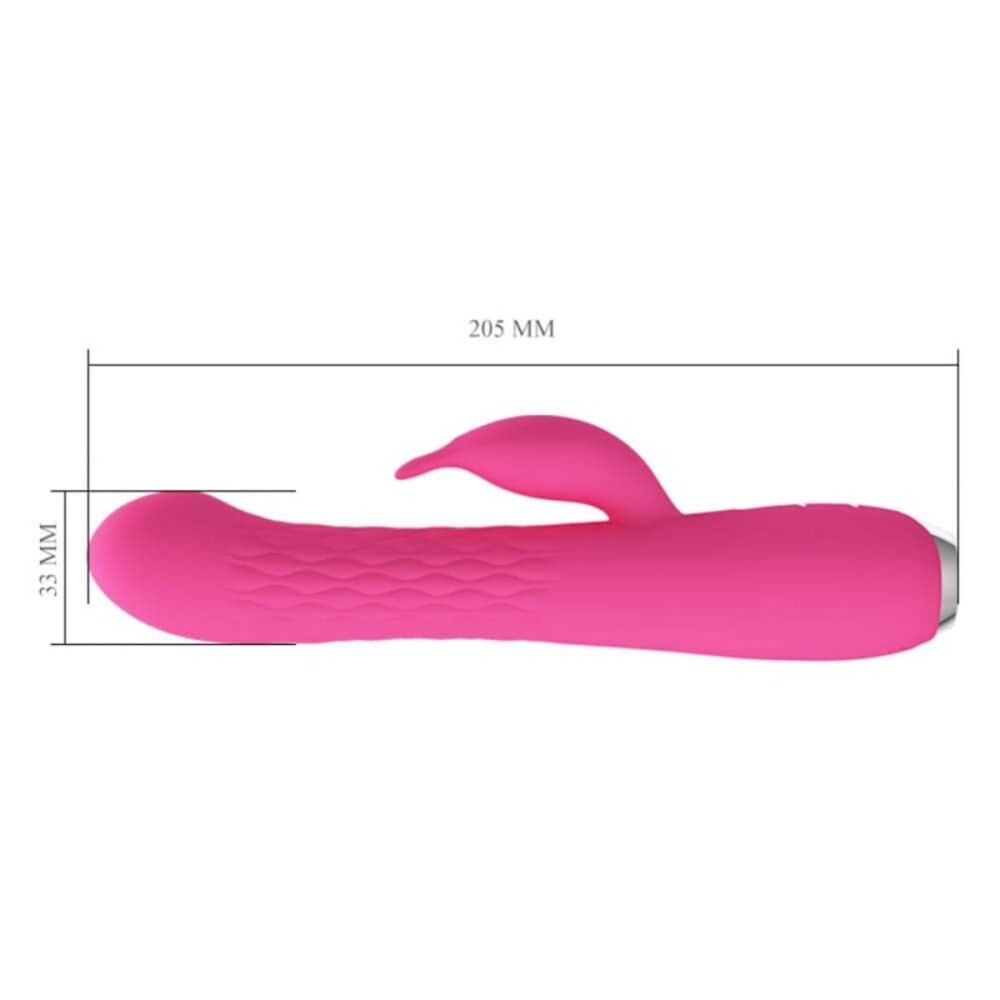 Pretty Love Molly Pink Rechargeable Rabbit Vibrator - Image 6