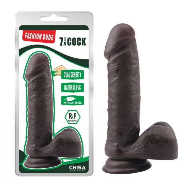 Fashion Dude- 7.9 Inch Cock Brown
