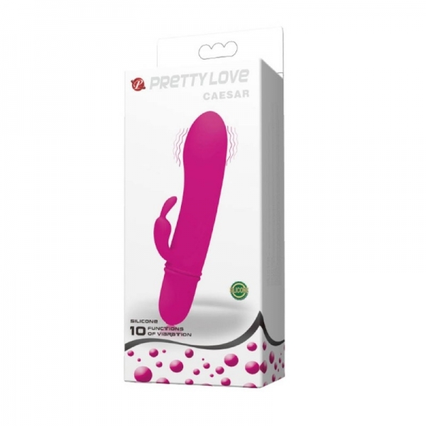 Pretty Love Ceasar Silicone Clitoris Vibrator 10 Functions of vibrations-Purple