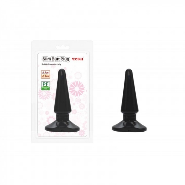 Charmly Slim Butt Plug Black
