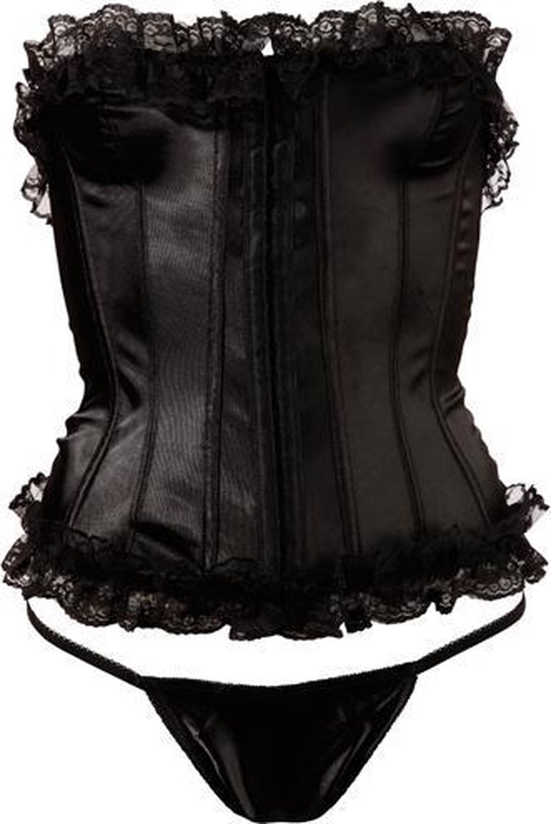 Black Corset with G-String