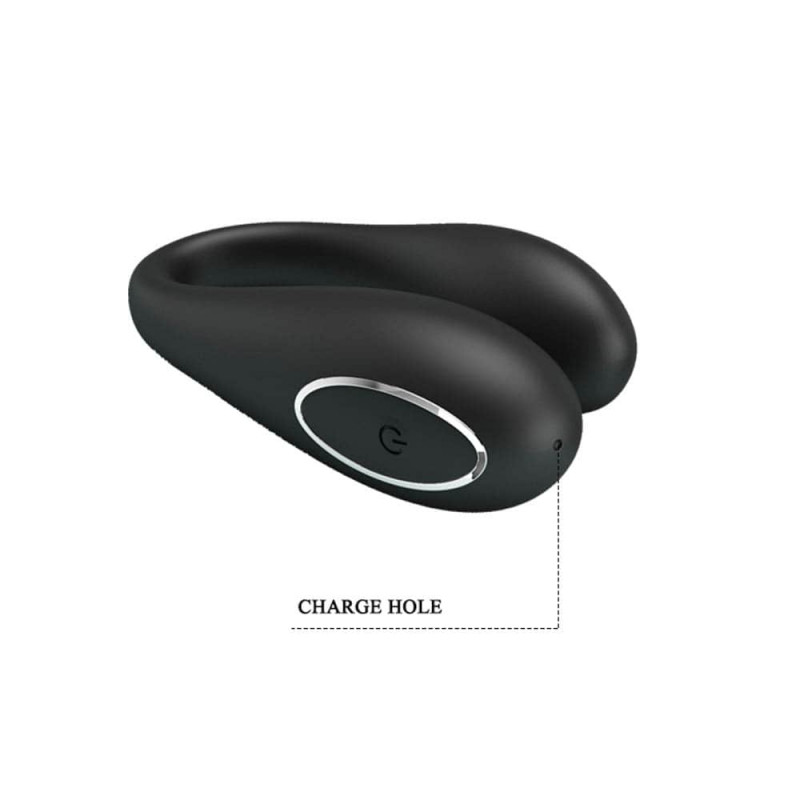 Pretty Love Algernon Rechargeable Wireless Couples Vibe-Black - Image 5