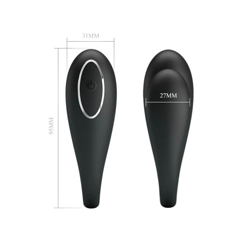Pretty Love Algernon Rechargeable Wireless Couples Vibe-Black - Image 9