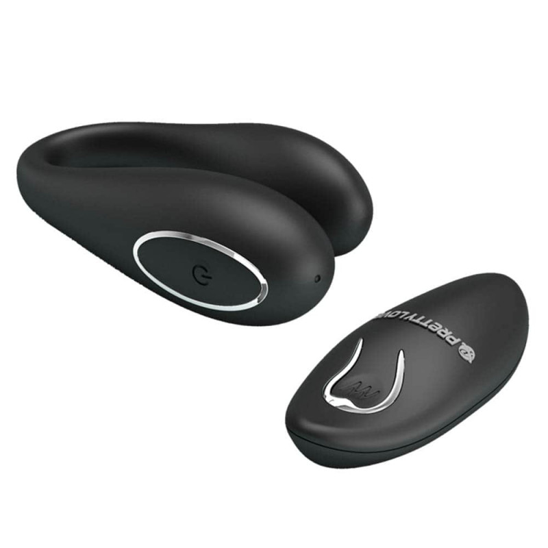 Pretty Love Algernon Rechargeable Wireless Couples Vibe-Black - Image 8