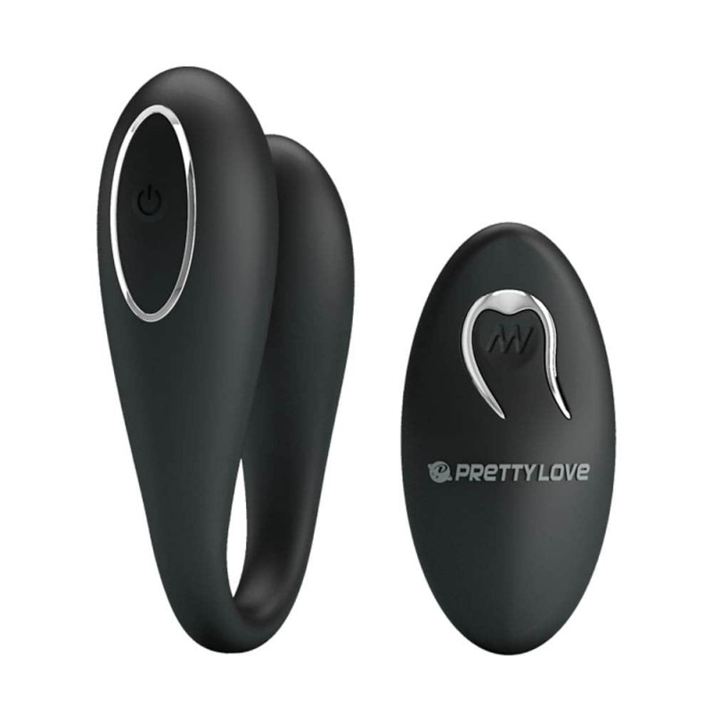 Pretty Love Algernon Rechargeable Wireless Couples Vibe-Black - Image 10
