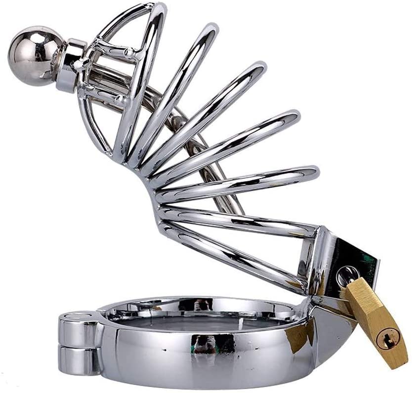 Chastity Cage With Urethral Dilator Torture