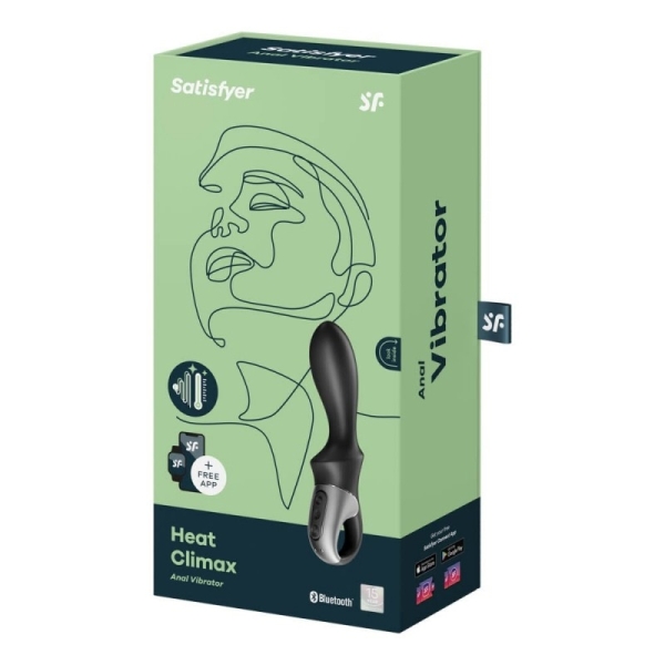 Satisfyer Heat Climax, Rechargeable, G-spot & P-spot App-controlled, Heating Vibrator