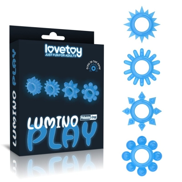 Lumino Play Penis Ring 4 pcs