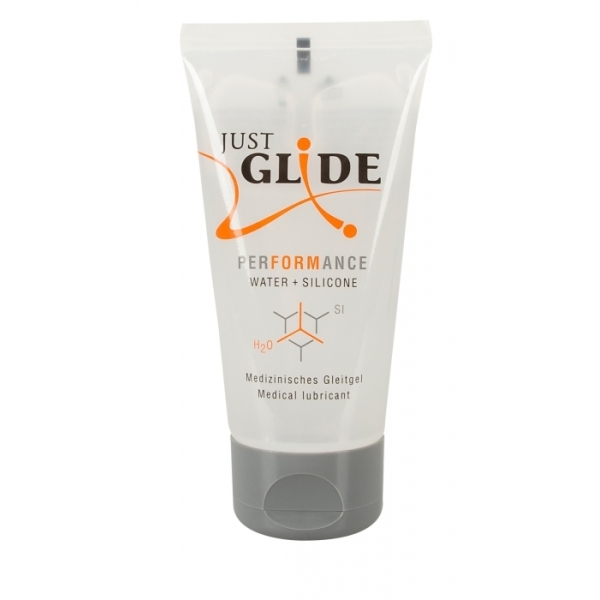 Just Glide Performance Silicone & Water Lubricant - 50 ml