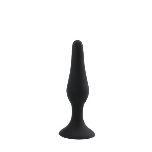 Small Silicone Anal Plug Vivian - Black