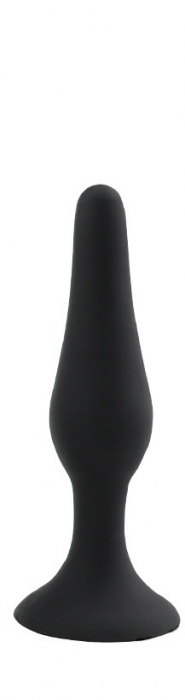 Small Silicone Anal Plug Vivian - Black