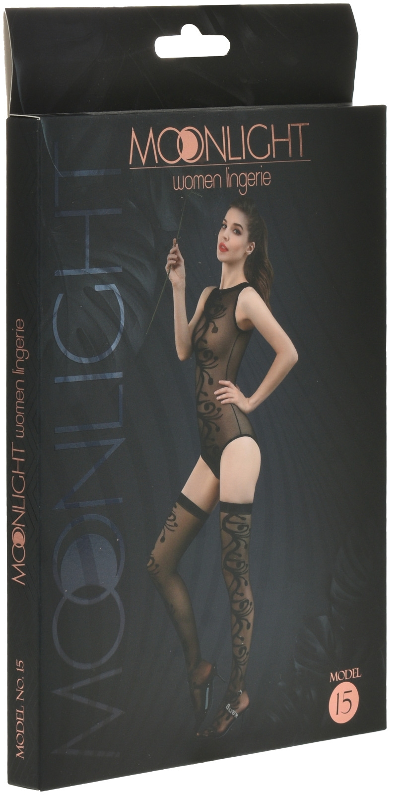 Body Set And Stockings Model 15 - Black O/S