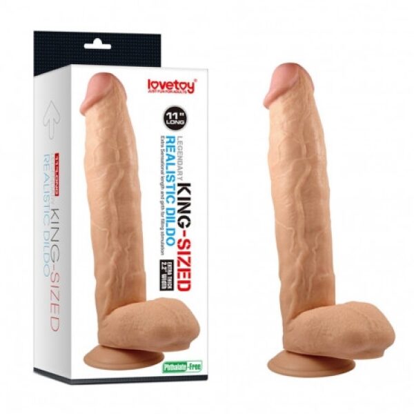 11" Legendary King-Sized Realistic PVC Dildo