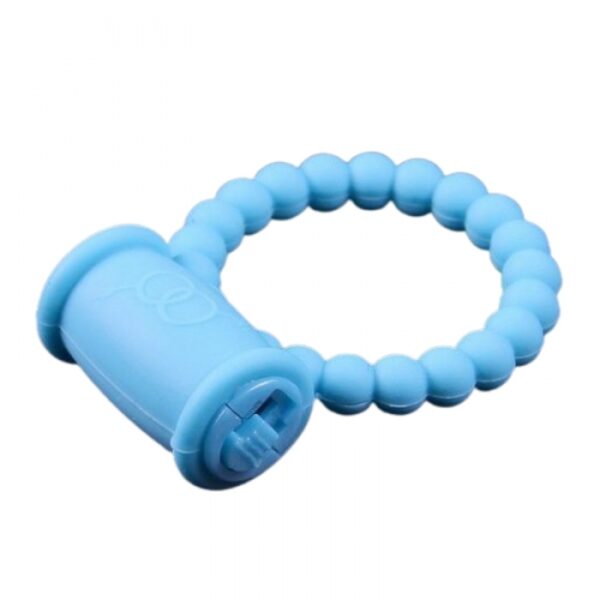 One speed Vibrating Beaded Silicone Penis Ring-Assorted Colors