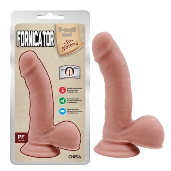 Fornicator Real Feel Dildo - Flesh