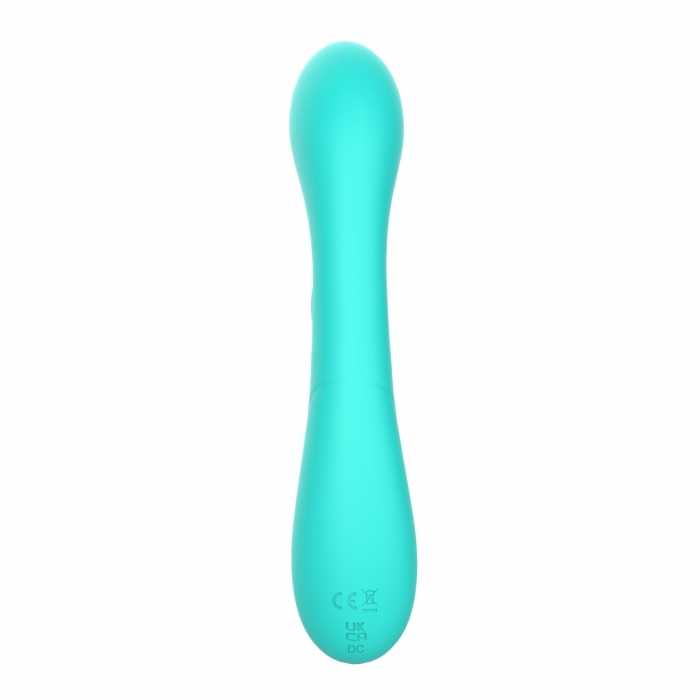 Rabbit Kasia Vibrator, 10 Vibe Modes, Liquid Silicone, USB Rechargeable - Green - Image 3
