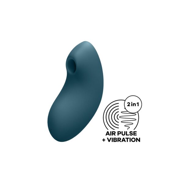 Satisfyer Vulva Lover 2 Stimulator & Vibrator - Blue