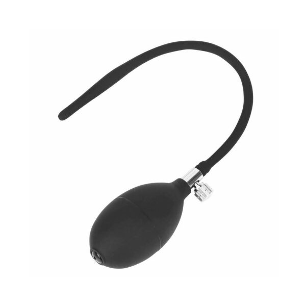 Inflatable Urethral Dilator with Balloon PVC- Black