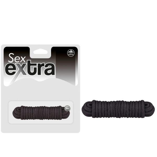 Sex Extra - Love Rope Black - 3M