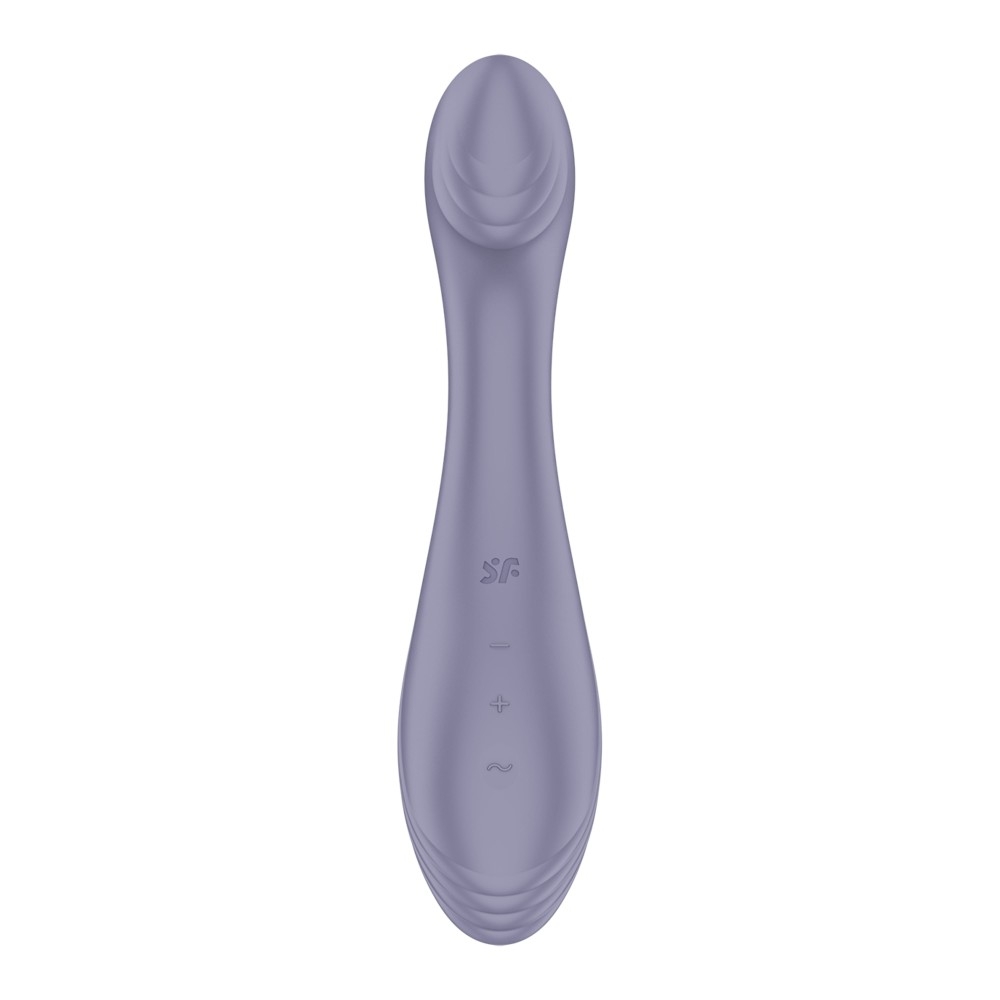Satisfyer G-Force, Silicone G-Spot Vibrator, 50 Vibration Settings, Waterproof (IPX7), Rechargeable- Violet - Image 3