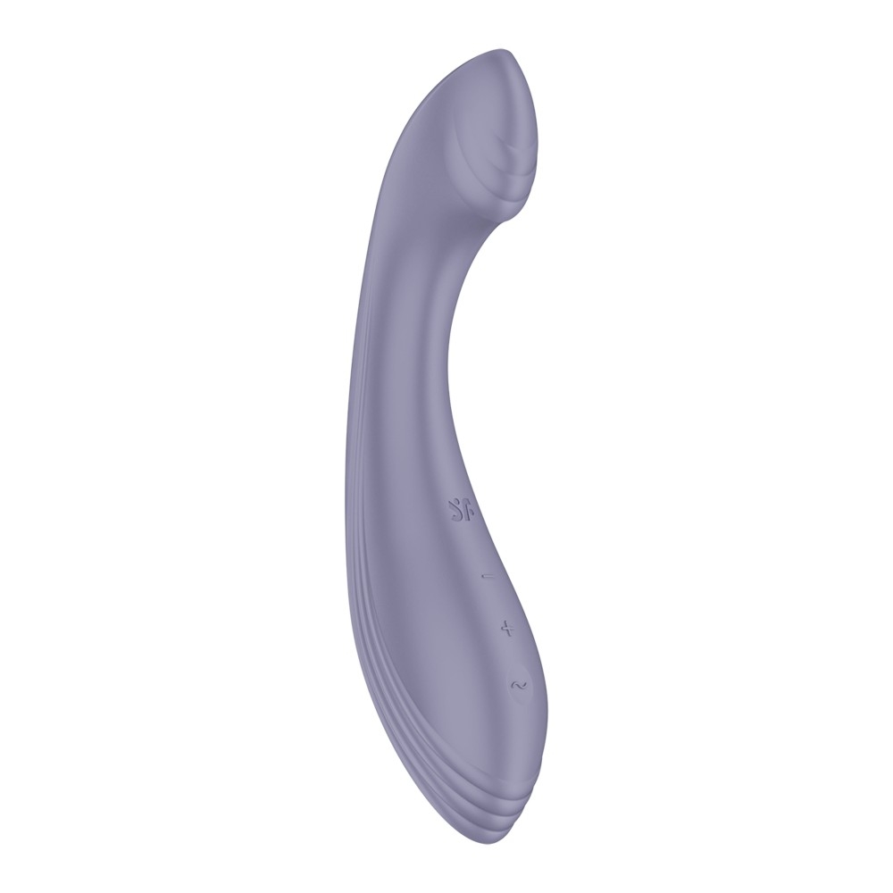 Satisfyer G-Force, Silicone G-Spot Vibrator, 50 Vibration Settings, Waterproof (IPX7), Rechargeable- Violet - Image 6