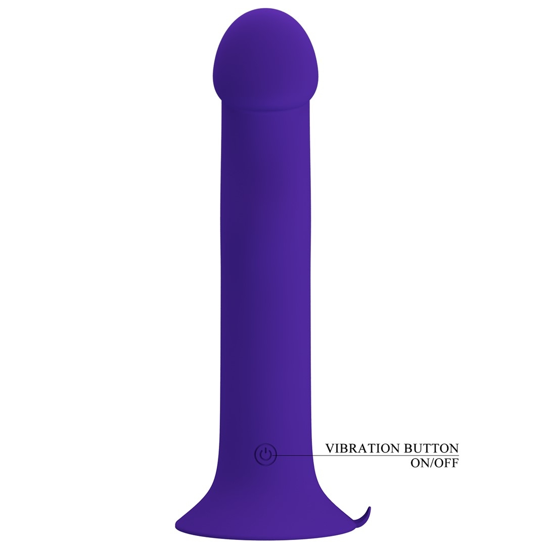 Murray Youth Silicone Vibrator 12+12 Vibration & Pulsation Modes, USB Rechargeable - Violet - Image 2