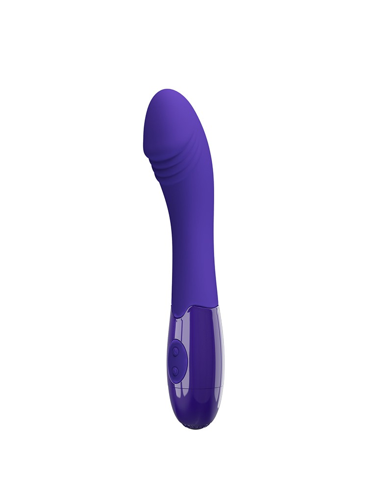 Elemental Youth G Spot Silicone Vibrator, 30 Vibrating Modes USB Rechargeable - Violet - Image 3