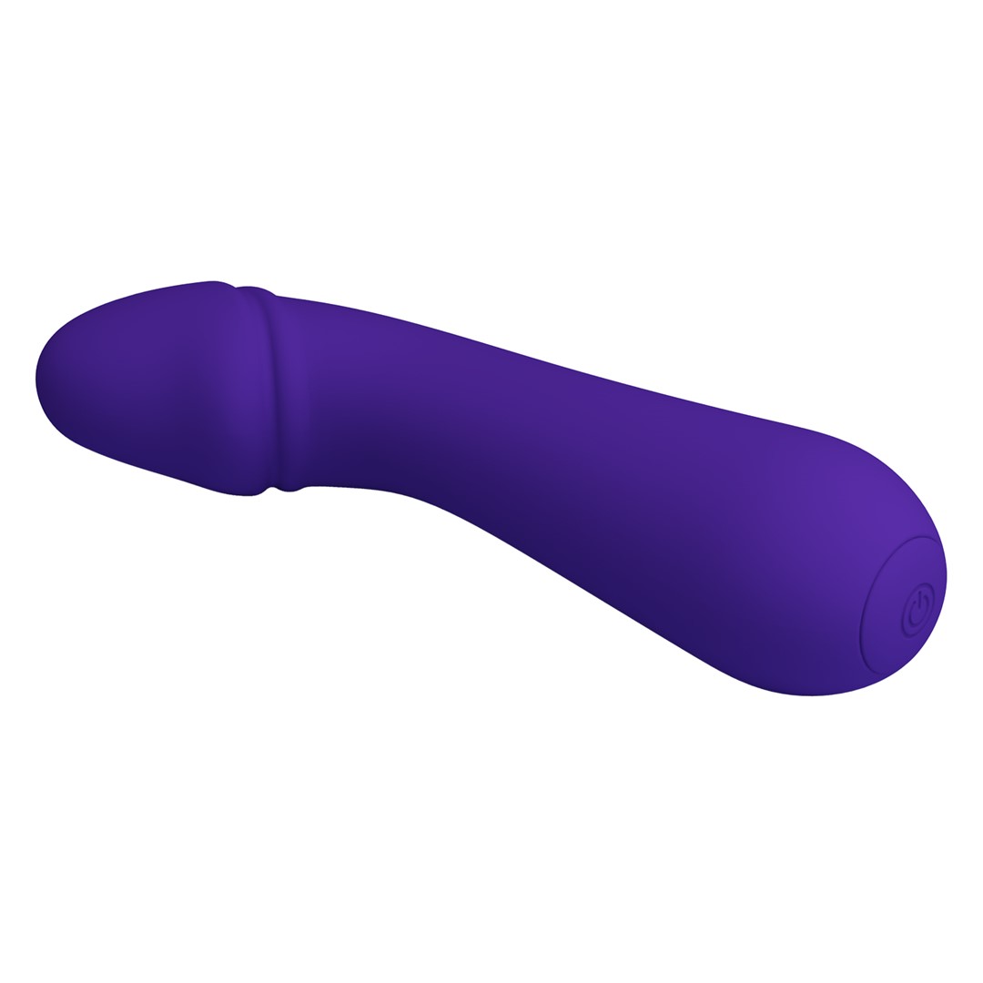 Faun G Spot Silicone Vibrator, 12 Vibrating Modes, USB Rechargeable - Violet - Image 6