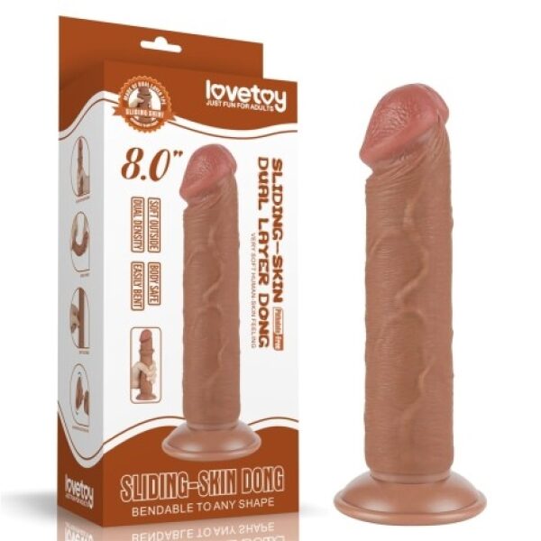 Sliding Skin Dual Layer 8'' Dong Brown II