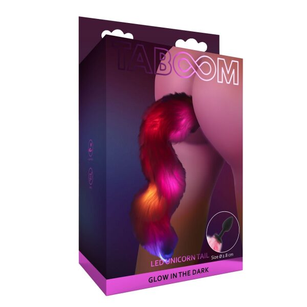 Taboom Glow In the Dark Unicorn Tail & Buttplug LED