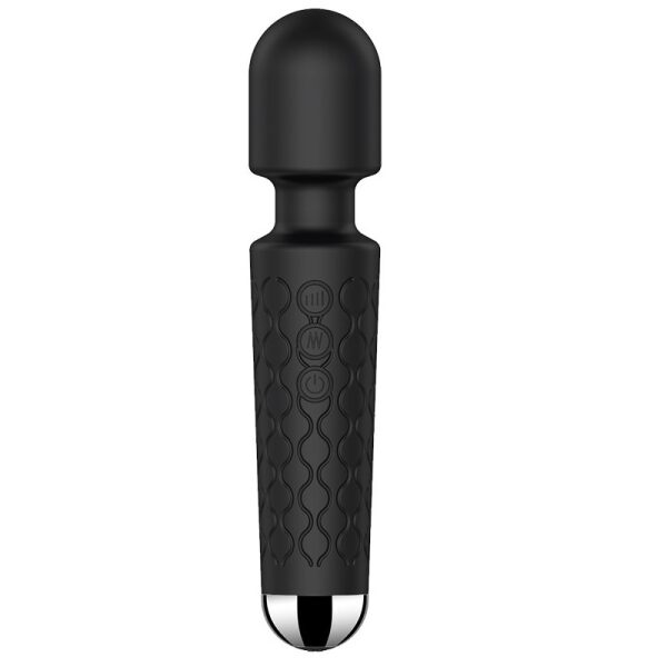 Luna Massage Silicone Wand Vibrator 20 Vibe Modes+8 Speed, USB Rechargeable - Assorted Colors