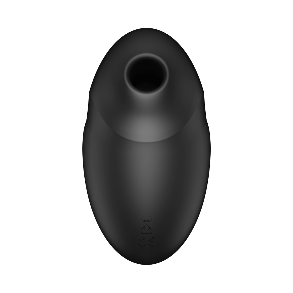 Satisfyer Vulva Lover 3 Stimulator & Vibrator - Black - Image 6