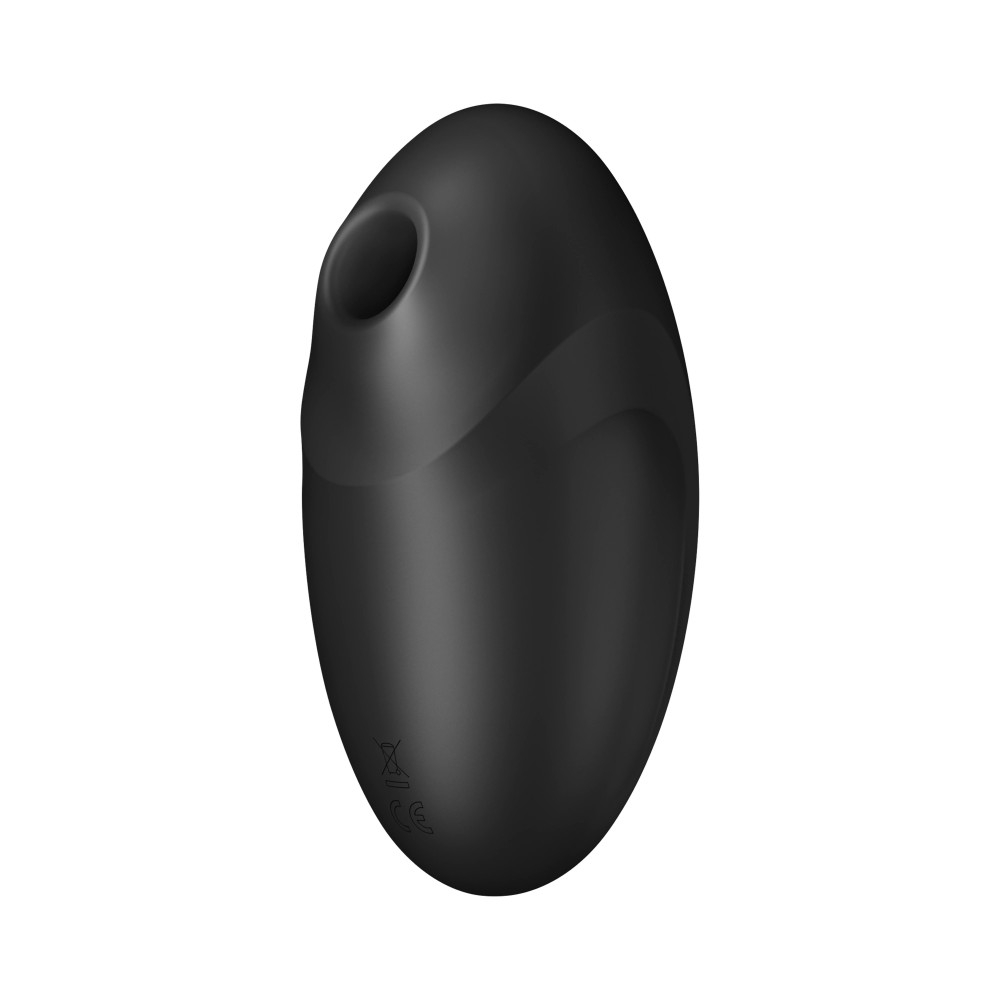 Satisfyer Vulva Lover 3 Stimulator & Vibrator - Black - Image 4
