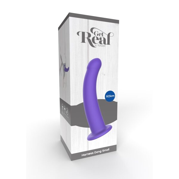 Get Real Harness Dong Small - Purple