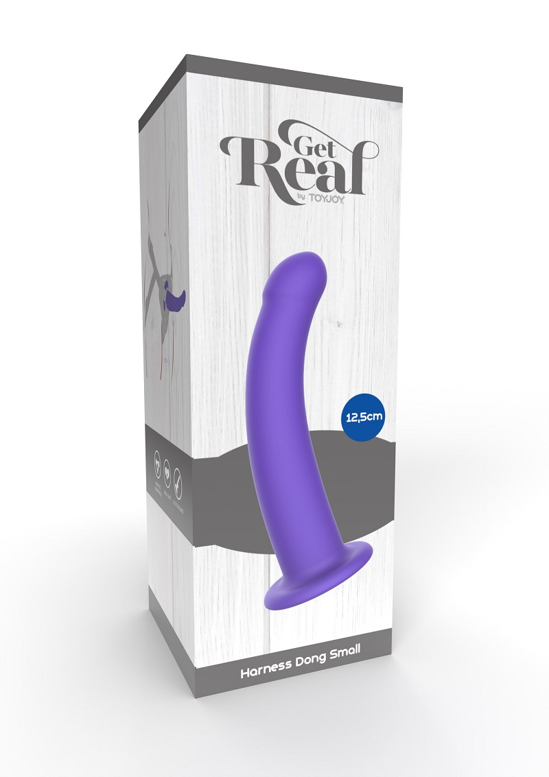 Get Real Harness Dong Small - Purple
