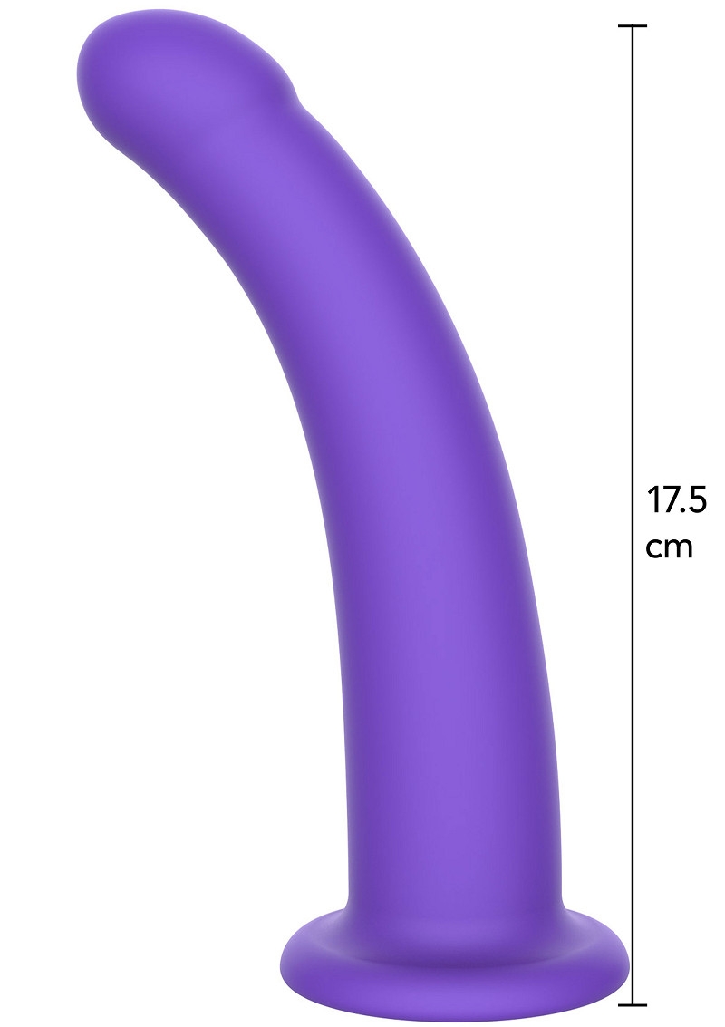 Get Real Harness Dong Large - Purple - Image 4