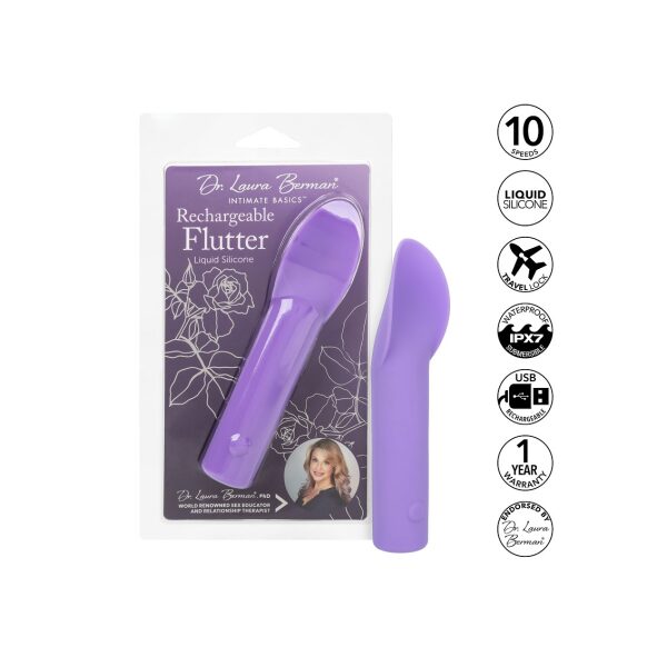 CalExotics Dr. Laura Berman Flutter USB Rechargeable Silicone Vibe