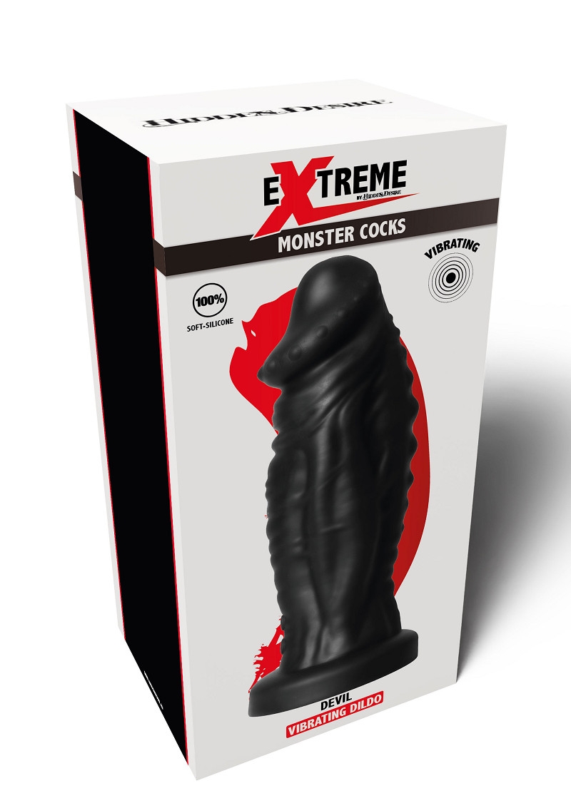 Hidden Desire Extreme Vibrating Devil Monster Silicone Dildo - Image 2