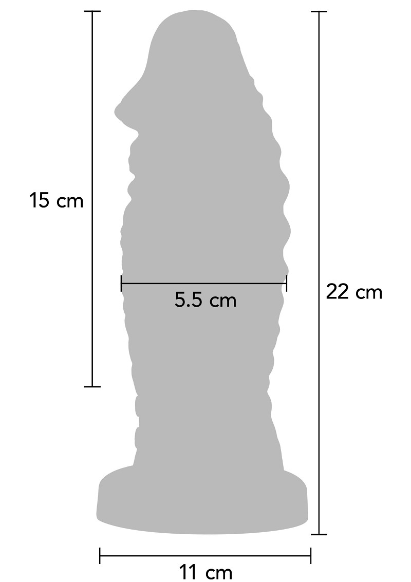 Hidden Desire Extreme Vibrating Devil Monster Silicone Dildo - Image 3