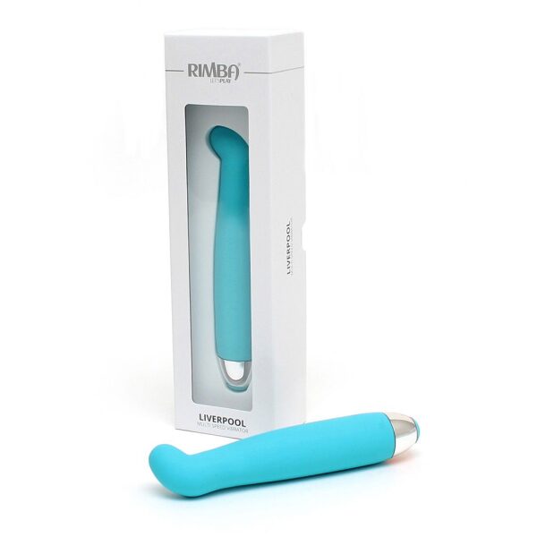 Rimba – Liverpool Nose Job USB Silicone Vibrator - Blue