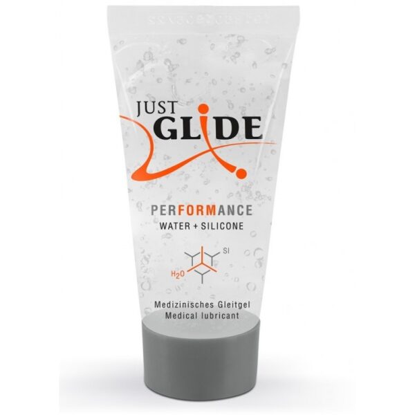 Just Glide Performance Silicone & Water Lubricant - 20 ml