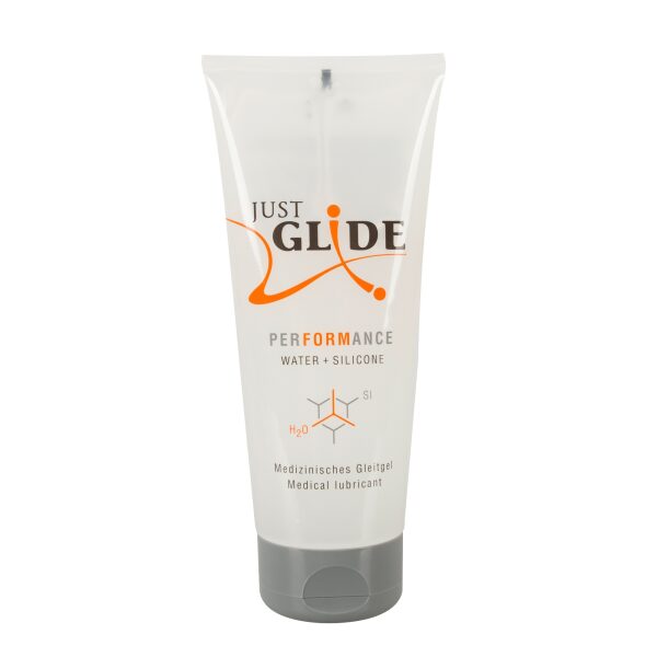 Just Glide Performance Silicone & Water Lubricant - 200 ml