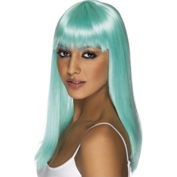 Glamourama Neon Aqua Wig
