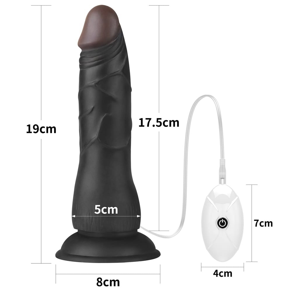 Vibrating Easy Strapon Set 7.5" Black II - Image 4