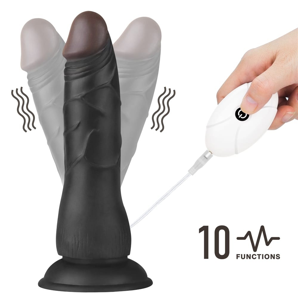 Vibrating Easy Strapon Set 7.5" Black II - Image 3